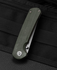 BESTECH SLEDGEHAMMER BG31B-1 Yeşil Micarta Sap D2 Çelik Çakı