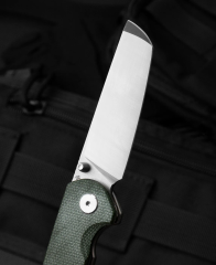 BESTECH SLEDGEHAMMER BG31B-1 Yeşil Micarta Sap D2 Çelik Çakı