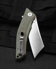 BESTECH CUBIS BG42B Micarta Sap D2 Çelik Çakı
