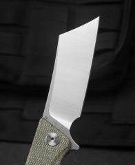 BESTECH CUBIS BG42B Micarta Sap D2 Çelik Çakı