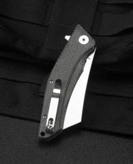 BESTECH CUBIS BG42A Micarta Sap D2 Çelik Çakı