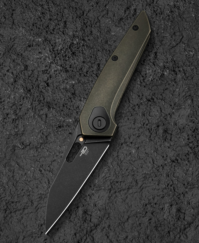 BESTECH VK-VOID BT2305D Siyah Bronz Stonewash Titanyum Sap Siyah Stonewash Elmax Çelik Çakı