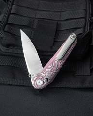 BESTECH MOTHUS BT2206D Titanyum Sap M390 Çelik Çakı