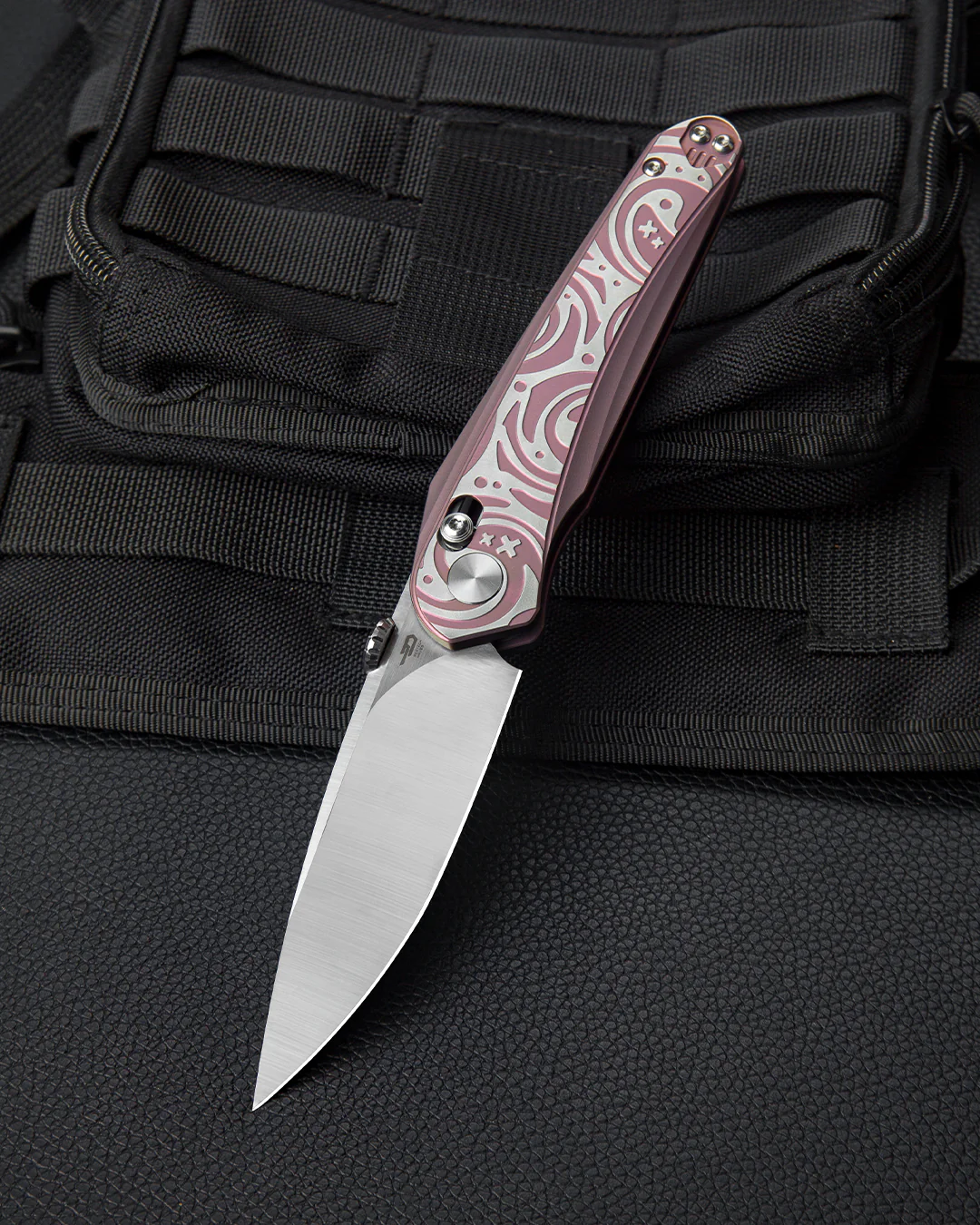 BESTECH MOTHUS BT2206D Titanyum Sap M390 Çelik Çakı