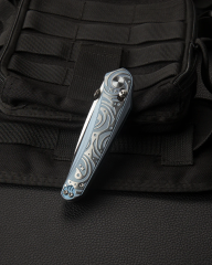 BESTECH MOTHUS BT2206A Titanyum Sap 390 Çelik Çakı