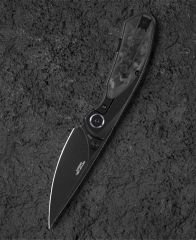 BESTECH LITO BT2307D Titanyum+Karbon Fiber Kaplama Sap M390 Çelik Çakı