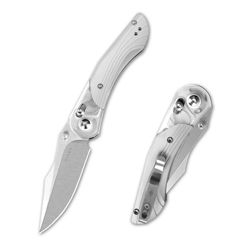 Kizer Mini Mystic | Alüminyum + Akrilik Sap | Nitro V Çelik Çakı | V3636A1