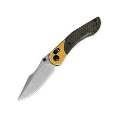Kizer Mini Mystic | Nitro-V | Aluminum+Burlap Micarta | KizerV™ 3636A2