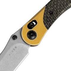 Kizer Mini Mystic | Alüminyum + Mikarta Sap | Nitro V Çelik Çakı | V3636A2