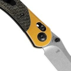 Mini Mystic | Nitro-V | Aluminum+Burlap Micarta | V3636A2