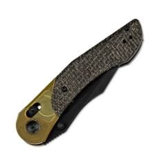 Mini Mystic | 154CM | Burlap Micarta+PEI | V3636C1