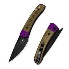 Kizer Mini MoMo | Alüminyum + Ultem Sap | Nitro V Çelik Çakı | V3663A1