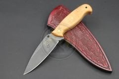 N690 Stabilize Akça Ağacı Sap Av Bıçağı