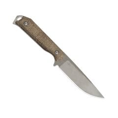 Begleiter Fix | 3V | Burlap Micarta | Hollow Grind | 1045MD1