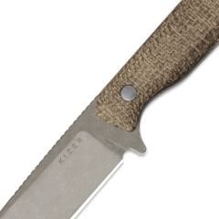 Begleiter Fix | 3V | Burlap Micarta | Hollow Grind | 1045MD1