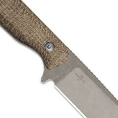 Begleiter Fix | 3V | Burlap Micarta | Hollow Grind | 1045MD1