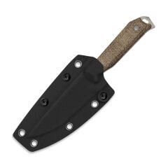 Begleiter Fix | 3V | Burlap Micarta | Hollow Grind | 1045MD1