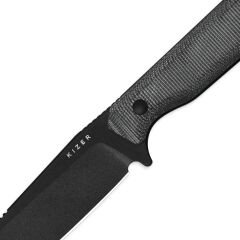 Kizer Begleiter Fix | 3V | Micarta | Hollow Grind | 1045MS1