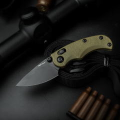 Real Steel Esca | Naylon + Cam Elyaf Sap | 12C27 Çelik Mini Çakı | 7181BG
