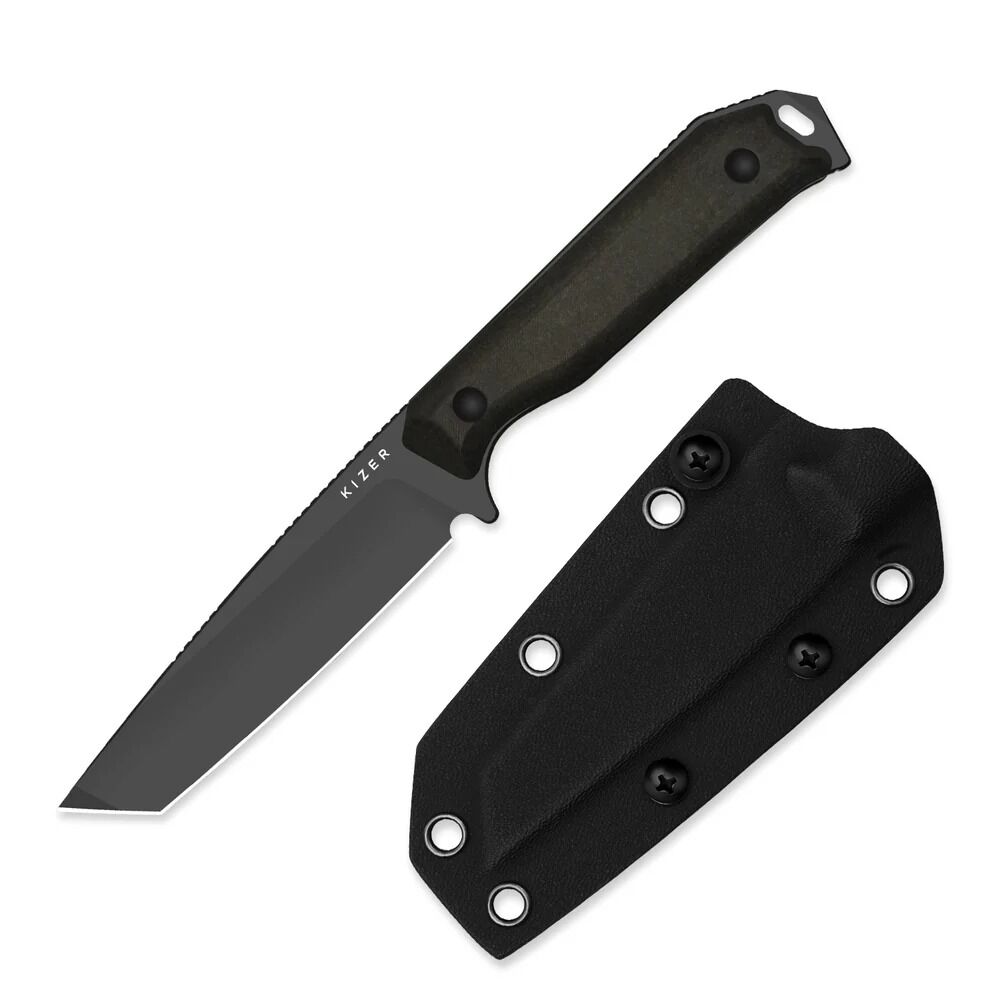 Kizer Begleiter Fix | 3V | Richlite (Chocolate Glacier) | Hollow Grind | 1045MT1