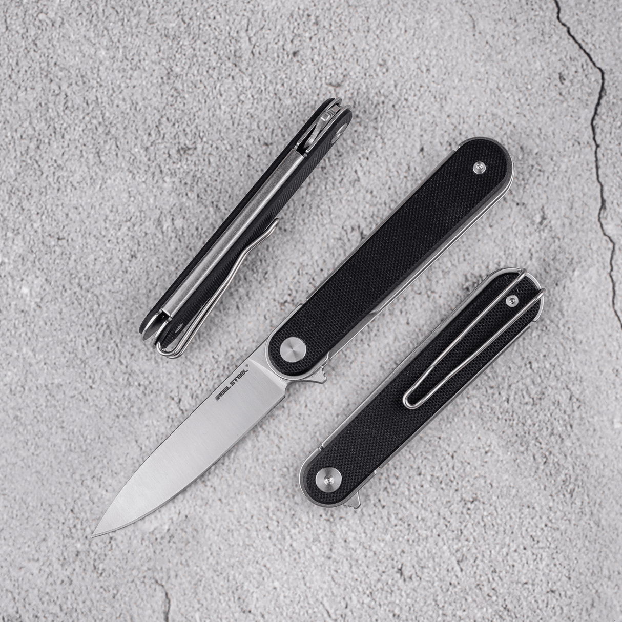 Real Steel Iris Flipper | G10 Sap | 12C27 Çelik Çakı | 8061AB