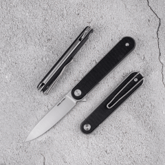 Real Steel Iris Flipper | G10 Sap | 12C27 Çelik Çakı | 8061AB