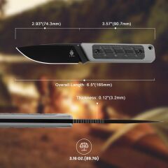 Smolt | 3V | G10+Micarta | 1063A1