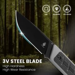 Smolt | 3V | G10+Micarta | 1063A1