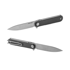 Real Steel Iris Flipper | G10 + Karbon Fiber Sap | 12C27 Çelik Çakı | 8061AF