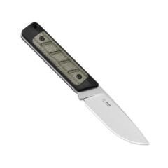 Kizer Smolt | 14C28N | Black G10 & Micarta | KizerV™ 1063A6