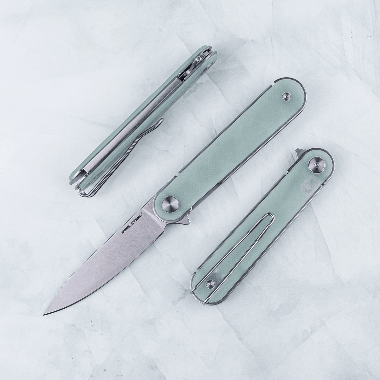 Real Steel Iris Flipper | G10 Sap | 12C27 Çelik Çakı | 8061AN