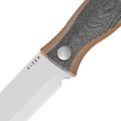 Kizer Polaris | AEB-L | Micarta & G10 | KizerV™ 1100A1