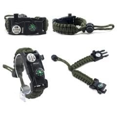 Paracord Hayatta Kalma Kamp Bilekliği