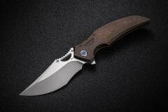 Rike RK S05-DG | Koyu Gri Titanyum Sap | Bohler M390 Çelik Çakı | RK-13408-2