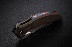 Rike RK S05-DG | Koyu Gri Titanyum Sap | Bohler M390 Çelik Çakı | RK-13408-2