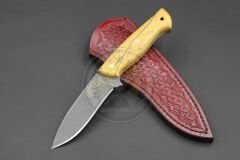 N690 Stabilize Ardaklı Gürgen Ağacı Sap Av Bıçağı