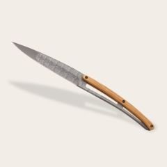 6 Deejo Steak Knives, Olive Wood / Art Déco Bıçak Seti