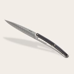 6 Deejo Steak Knives, Ebony Wood / Geometrie Bıçak Seti