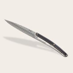 6 Deejo Steak Knives, Ebony Wood / Geometrie Bıçak Seti