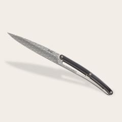 6 Deejo Steak Knives, Ebony Wood / Geometrie Bıçak Seti