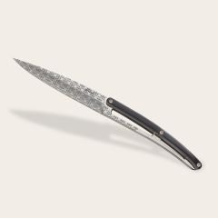 6 Deejo Steak Knives, Ebony Wood / Geometrie Bıçak Seti