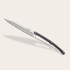 6 Deejo Steak Knives Serrated, Ebony Wood Bıçak Seti