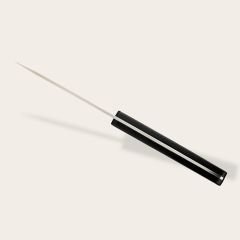 6 Deejo Steak Knives Serrated, Ebony Wood Bıçak Seti