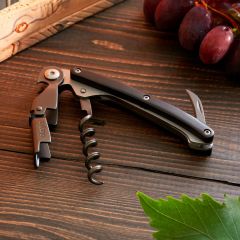 Deejo Waiter's Knife, Ebony Wood Tirbuşon