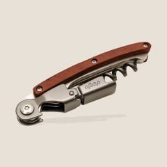 Deejo Waiter's Knife, Coral Wood Tirbuşon