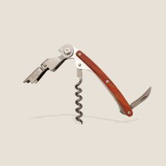 Deejo Waiter's Knife, Coral Wood Tirbuşon