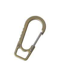 BESTECHMAN SCRIBE BM17C Kahverengi Titanyum Kalem, Cam Kırıcı Alet, Karabina ve Kutusu ile Birlikte