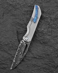 BESTECH TAIPAN Titanyum Sap Damasteel Çakı - BT2503G