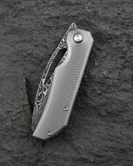BESTECH TAIPAN Titanyum Sap Damasteel Çakı - BT2503G