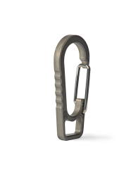 BESTECHMAN SCRIBE BM17A Gri Titanyum Kalem, Cam Kırıcı Alet, Karabina ve Kutusu ile Birlikte